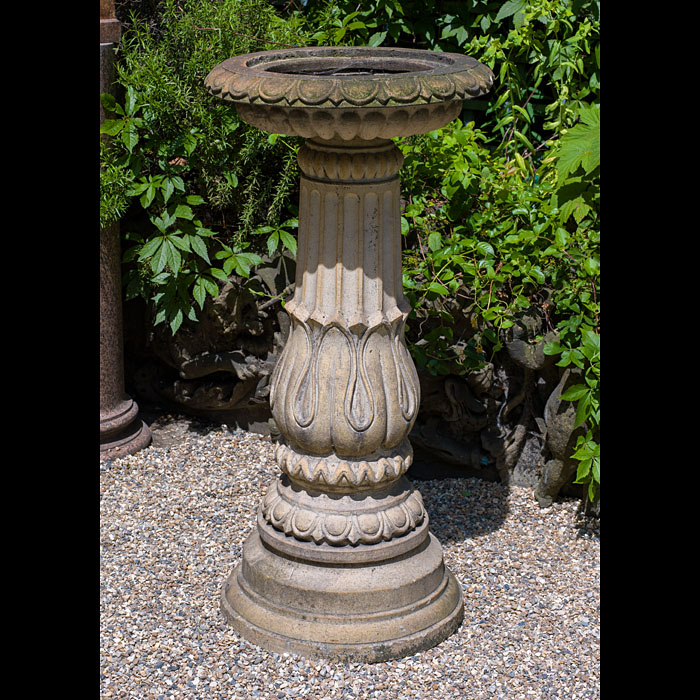 A Garnick Fireclay Antique Pedestal Column