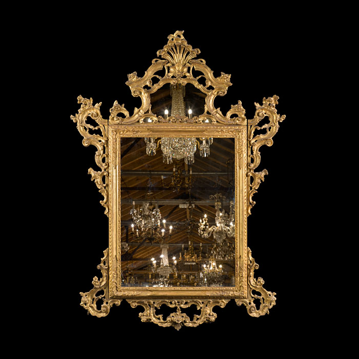 Fine and Large 18th century Venetian Wall Mirror 